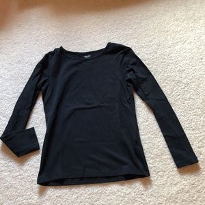 Black Long Sleeve Tee - Size XS